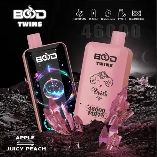 BOOD Twins 46K Puffs Disposable E-cigarette Vape (CN Warehouse)