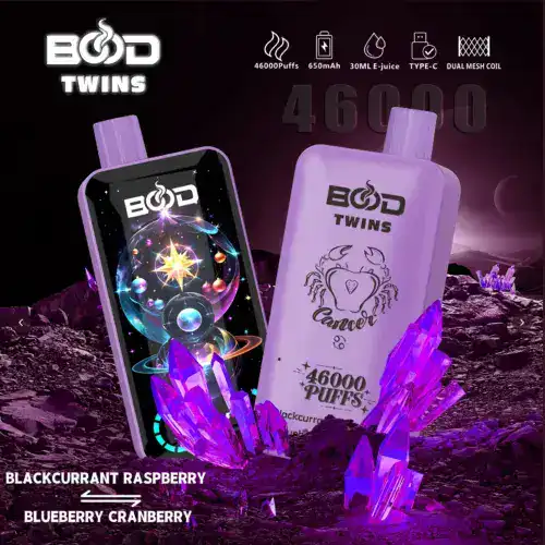 BOOD Twins 46K Puffs Disposable E-cigarette Vape (CN Warehouse)