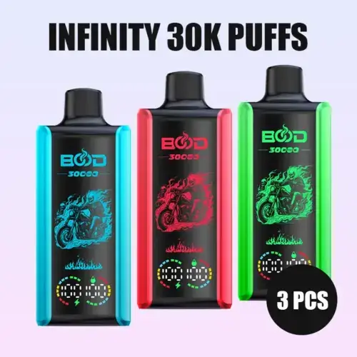 3PCS BOOD INFINITY 30K Puffs Engangs E-cigaretter Vape (CN Warehouse)