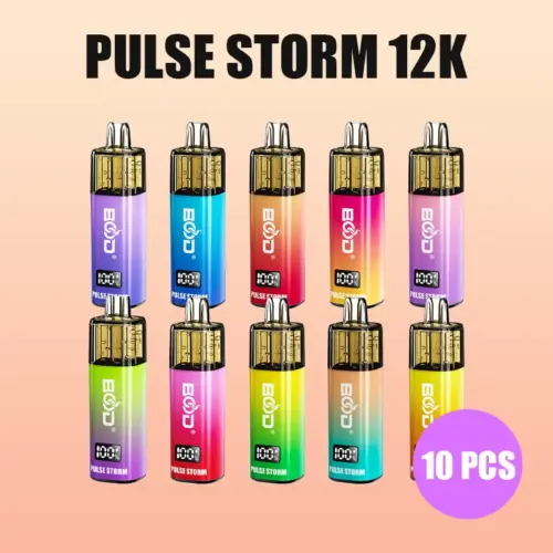 10PCS BOOD Pulse Storm 12K Puffs TPD Vape (CN Warehouse)